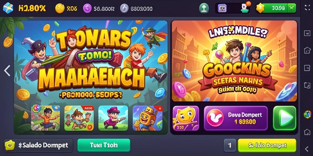 Fitur promosi menarik untuk pemain baru.