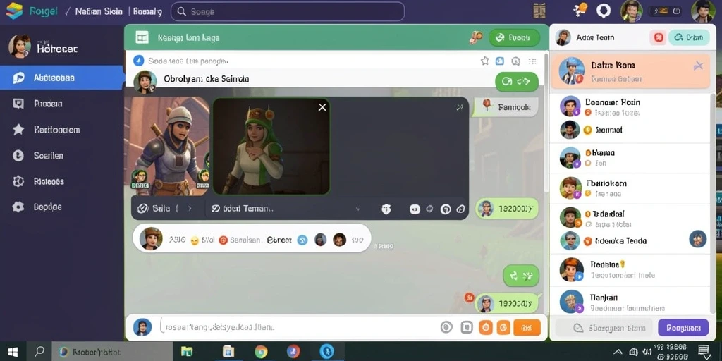 Screenshot menunjukkan berbagai pilihan permainan yang tersedia.